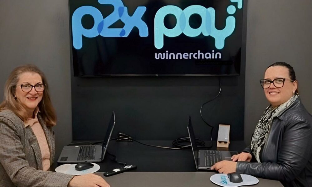 p2xPay: à esquerda a Ana Paula Campeão e à direita, Angela Kerche