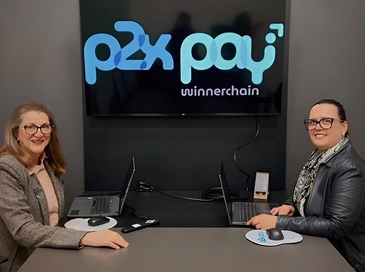 p2xPay: à esquerda a Ana Paula Campeão e à direita, Angela Kerche