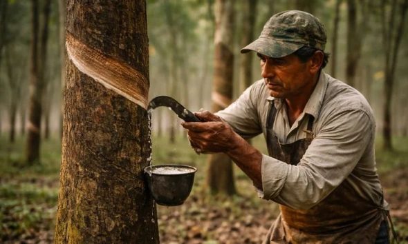 Crise silenciosa no campo expõe desequilíbrio na cadeia da borracha