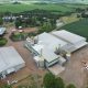 Vista aérea da sede da Fazendo Santo Amaro, em Muitos Capões/RS